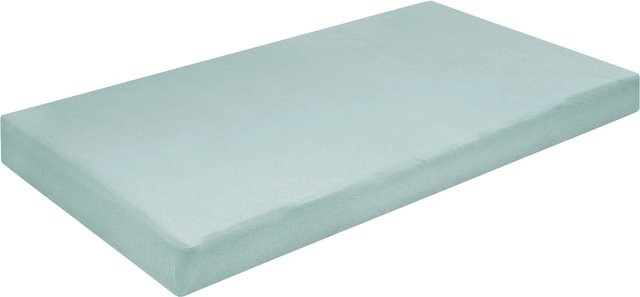 Julius Zöllner 2er-Pack Jersey-Spannbetttücher aus Baumwolle, Grün, B/T: 70 x 140 cm - Bild 1
