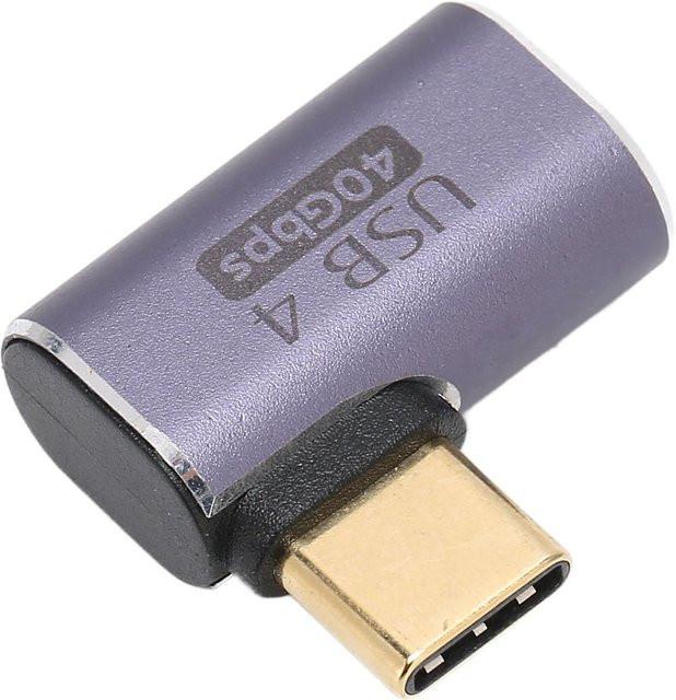 DIYelecs USB-C Handy-Adapter in Grau mit 100W Ladeleistung, 40GB High Speed Datenübertragung und 8K Videounterstützung - Bild 1
