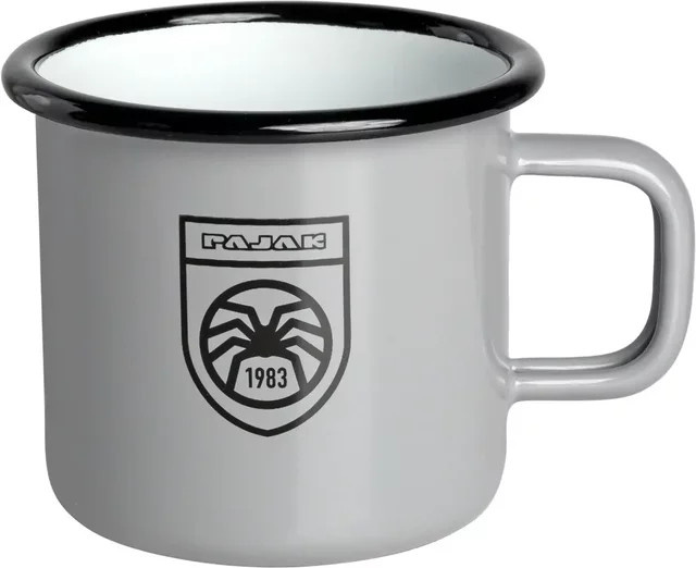 Pajak Emaille Tasse in Grau mit 350 ml Fassungsvermögen - Bild 1