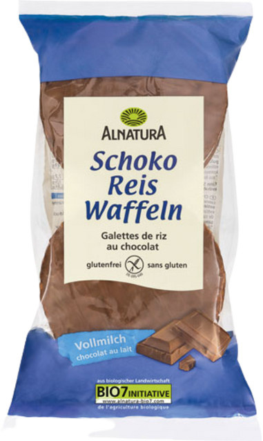Alnatura Bio Schoko-Reiswaffeln Vollmilch 100 g - Bild 1