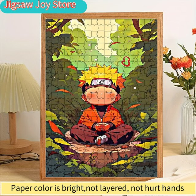KAYOU Anime-Papierpuzzle, Naruto, Natur, bunt - Bild 1