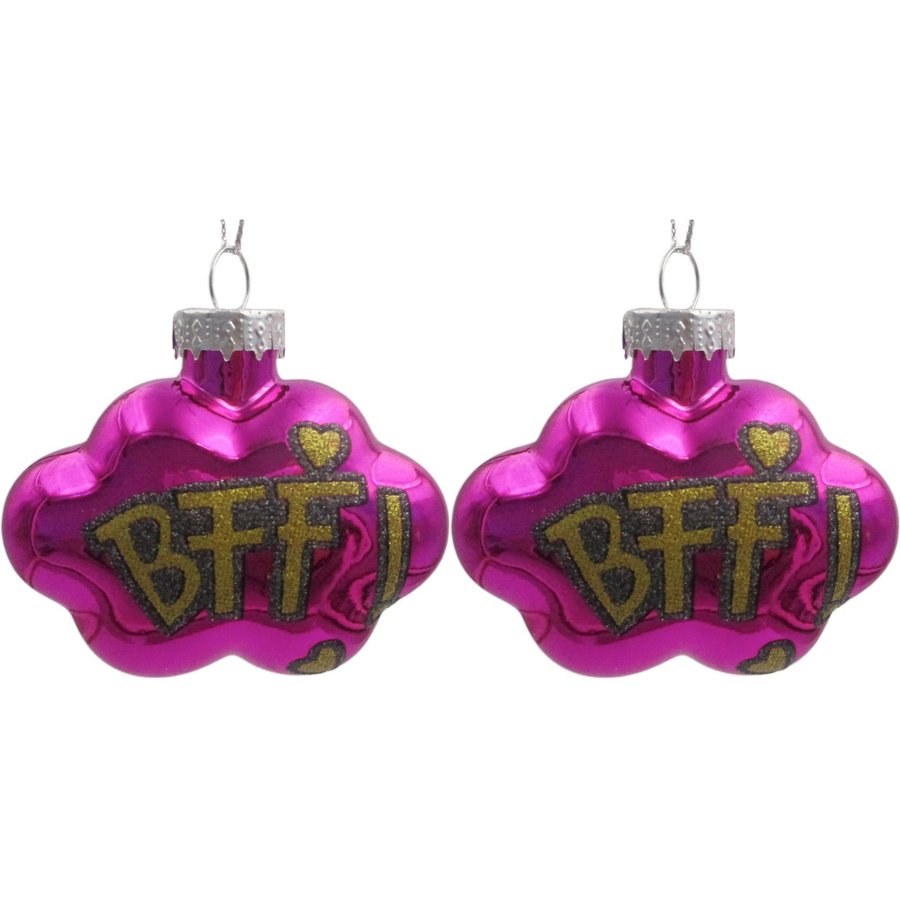 Mömax Christbaumanhänger Figures Pink 2-teilig - Bild 2