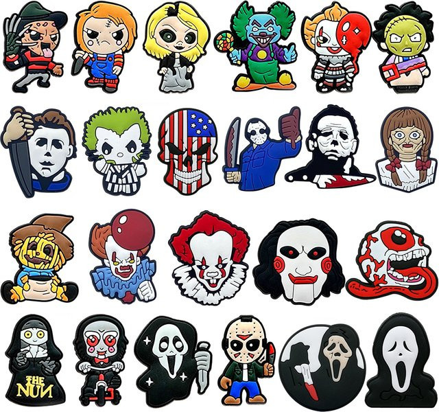 Hot Toys Charms-Set, Cartoon-Schuh-Charms, Unisex - Bild 1