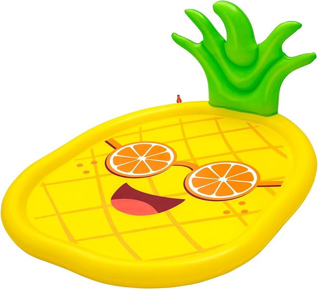 Bestway Wassermatte Sunny Pineapple in Gelb, B: 196 cm, T: 165 cm - Bild 1