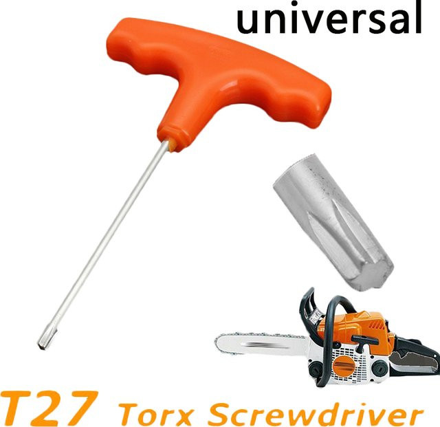 Vibratite Torx-Schraubendreher T27 mit T-Griff in Orange, 15 cm Länge - Bild 1