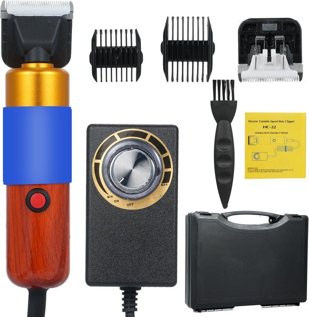 TOMTOP JMS Teppich Trimmer Tufting Clippers mit stufenloser Geschwindigkeit und 2 Klingen, geräuscharm, Multicolor - Bild 1
