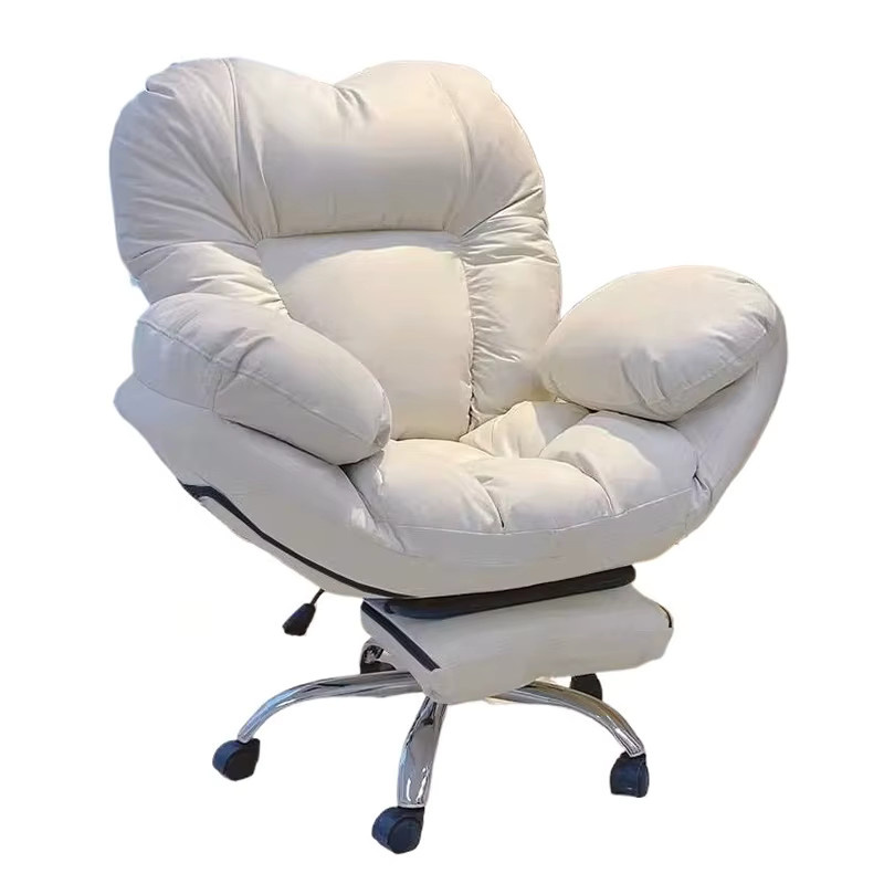 Oeny Wohnzimmerstuhl im Nordic Modern Gaming Design in Schwarz mit Metallgestell - Bild 4