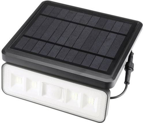 Sygonix SY-5972856 Solar-Wandstrahler mit LED und Bewegungsmelder, Schwarz - Bild 1