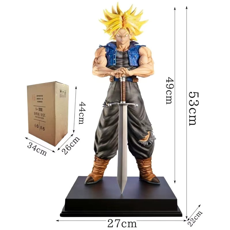 Bandai Dragon Ball Z Trunks Future Super Saiyajin, Actionfigur, 53 cm - Bild 3