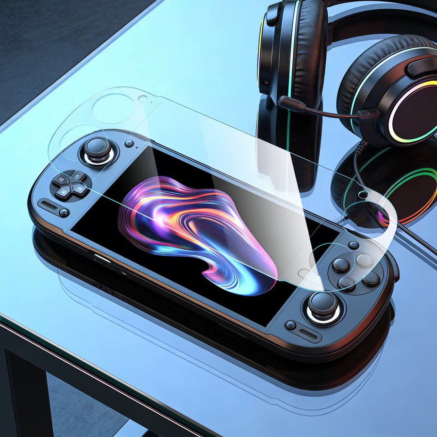 APWIKOGER HD-Folien-Schutzaufkleber für Retroid Pocket 6 Handheld-Spielekonsole, transparent, kratzfest und mit vollständiger Abdeckung - Bild 2