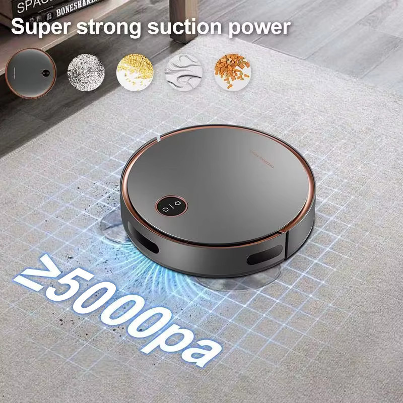 Donirt 3-in-1 Smart Kehrroboter und kabelloser Staubsauger in Schwarz - Bild 2