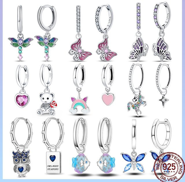 IQMA Ohrringe, 925 Silber, Zirkon, Damen - Bild 1