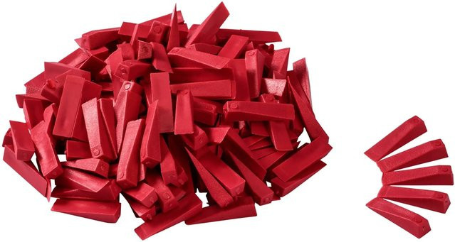 LUX-TOOLS Fliesenkeile Spacer Wedges in Rot, 5 mm - Bild 1
