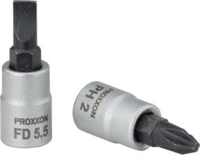 Proxxon Schlitzeinsatz 1/4 Zoll aus Edelstahl in Silber, 5,5 mm - Bild 1
