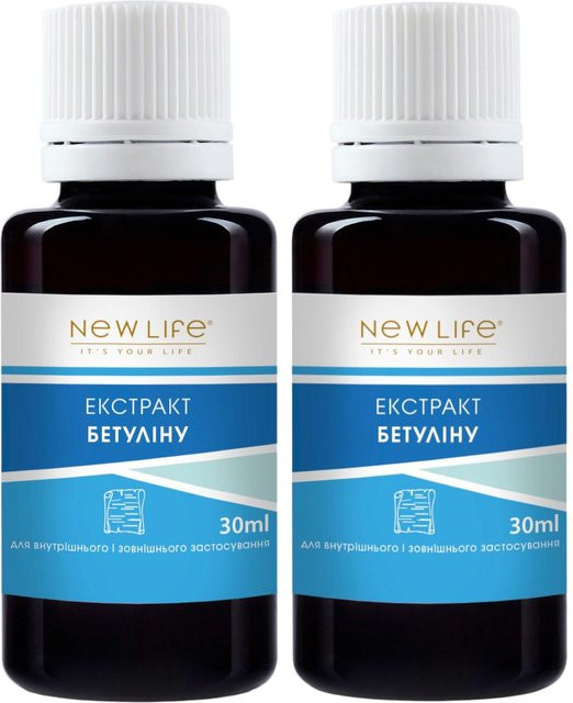neues Leben Betulin Birkenrinde Extrakt Tinktur, 2x30 ml, Unisex - Bild 1