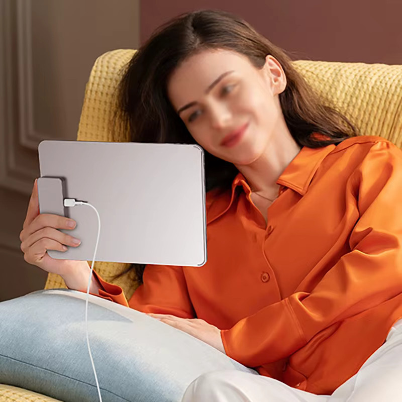 luxuglow Intelligentes 18-W-Schnellladegerät aus Aluminiumlegierung als kabelloses Kontakt-Magnetladegerät für iPad Pro 11, 12 und 13 Zoll - Bild 4
