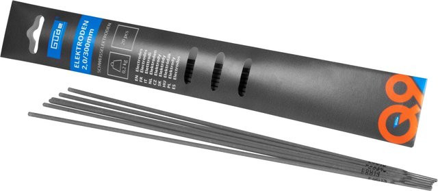 Güde Rutilumhüllte Elektroden in Grau, Durchmesser: 2,0 mm, Länge: 300 mm, 20 Stück - Bild 1
