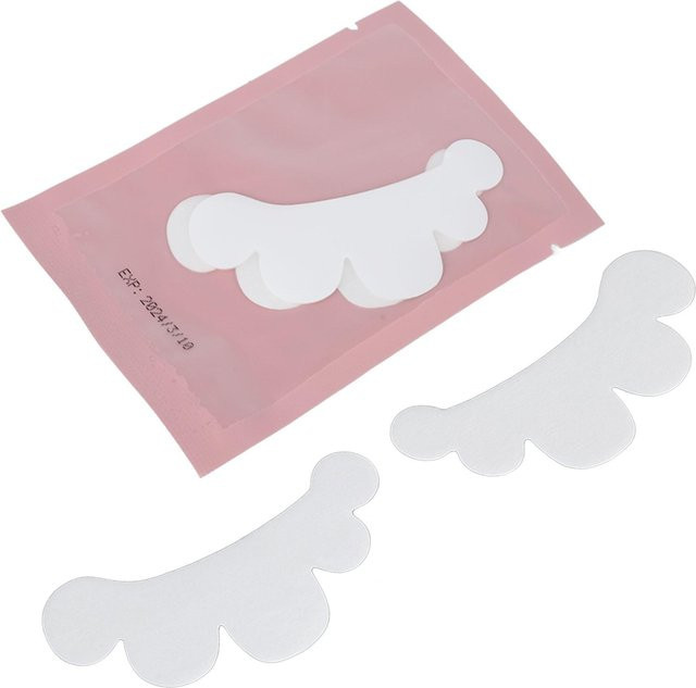 Koogeelife Wimpern Isolationspads Blütenblattform, 100 Paar, White - Bild 1