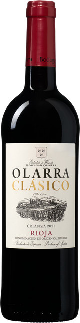 Olarra Clasico Rioja Crianza Rotwein Graciano/Mazuelo/Tempranillo Spanien 0,75 l - Bild 1