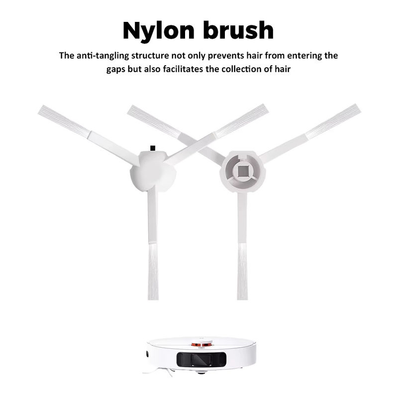 WINDNINJA Seitenbürsten-Ersatzteile für Xiaomi Roboterstaubsauger S10+ S20+ X10+ X20+ plus in Weiß - Bild 2