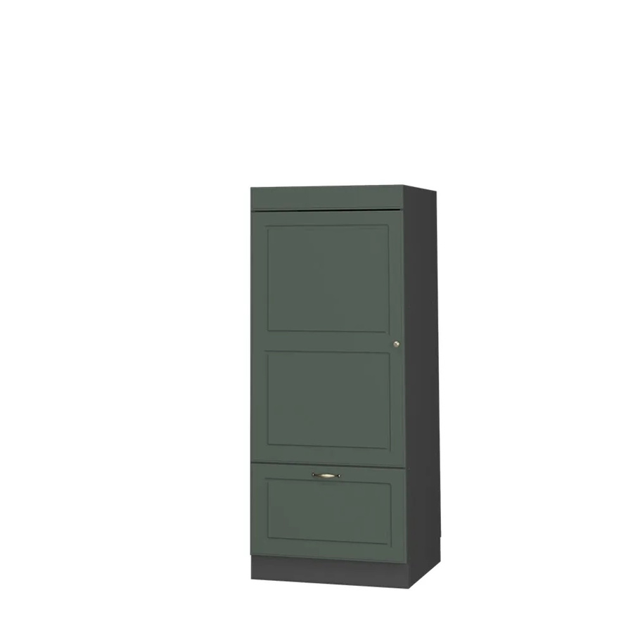 Vicco Mikrowellenschrank Fame-Line Küchenregal Landhaus Stil in Grün-Gold, B: 60 cm, H: 153,6 cm, T: 58 cm - Bild 2