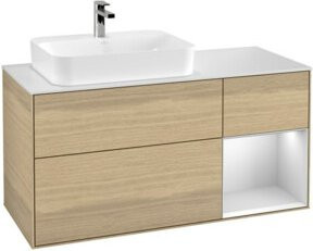 V&B Waschtischunterschrank Finion in Lackoptik, Breite: 120 cm, Tiefe: 50,1 cm, Höhe: 50,1 cm - Bild 1