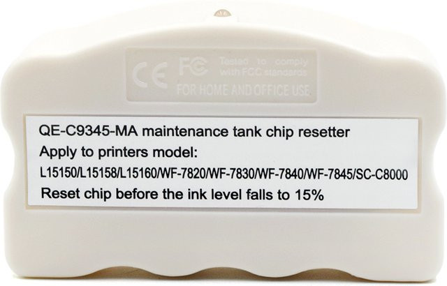Epson Wartungsbox C9345 Chip-Reset in Weiß für EC-C7000 ST-C8000 ET-16600 L18050 L8050 L8168 L8188 L8160 L8180 L5150 L5160 Drucker - Bild 1