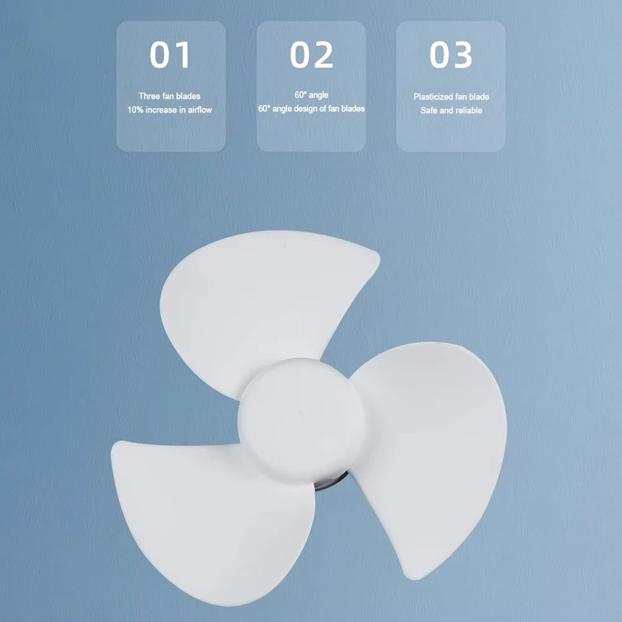 Alloet Kronleuchter Deckenventilator mit E27 Sockel und USB-Anschluss - Bild 2