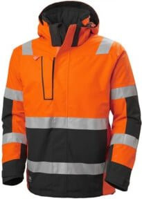 Helly Hansen Winterjacke ALNA in Warnorange/Ebony, Größe 2XL, nach EN ISO 20471 Class 3 - Bild 1