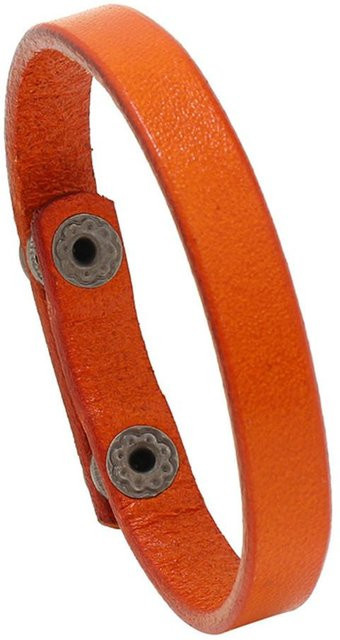 Armband Leder, orange, Unisex - Bild 1
