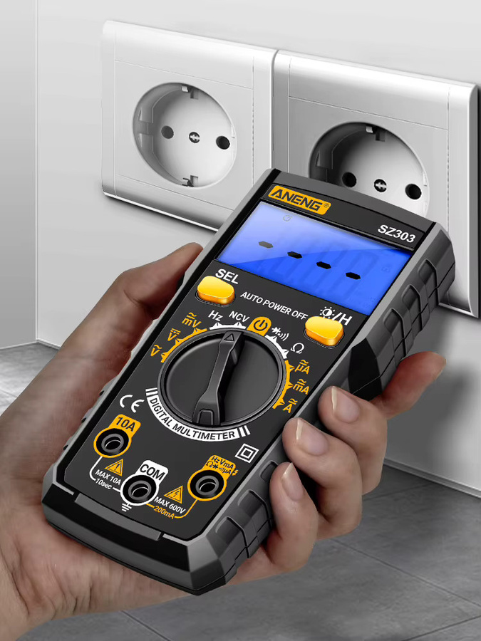 ANENG Digital Multimeter SZ303 Professional Tester für AC/DC Spannung, Strom und Widerstand mit NCV Induktion und Hintergrundbeleuchtung - Bild 3