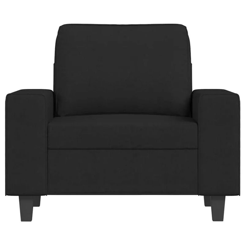 Modern Sessel von Vidaxl in Schwarz mit Stoffbezug - Bild 3