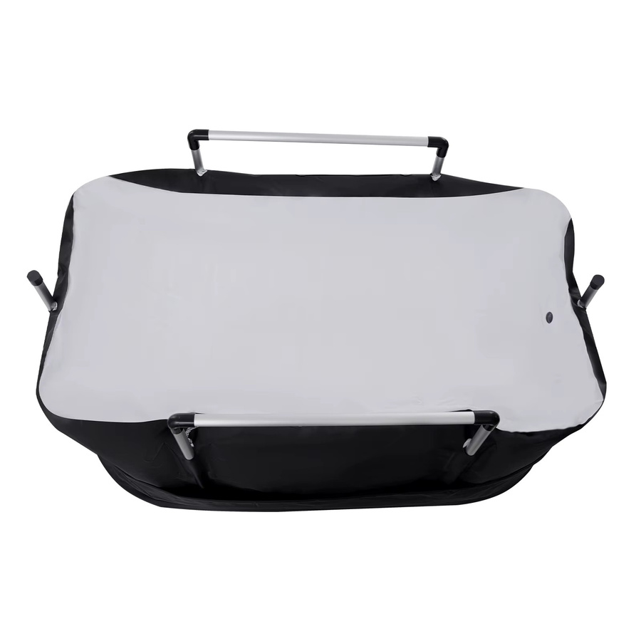 Bymaocar Tragbare aufblasbare Badewanne für Camping und Zuhause, Schwarz, B/T/H: 115 x 57 x 55 cm - Bild 4