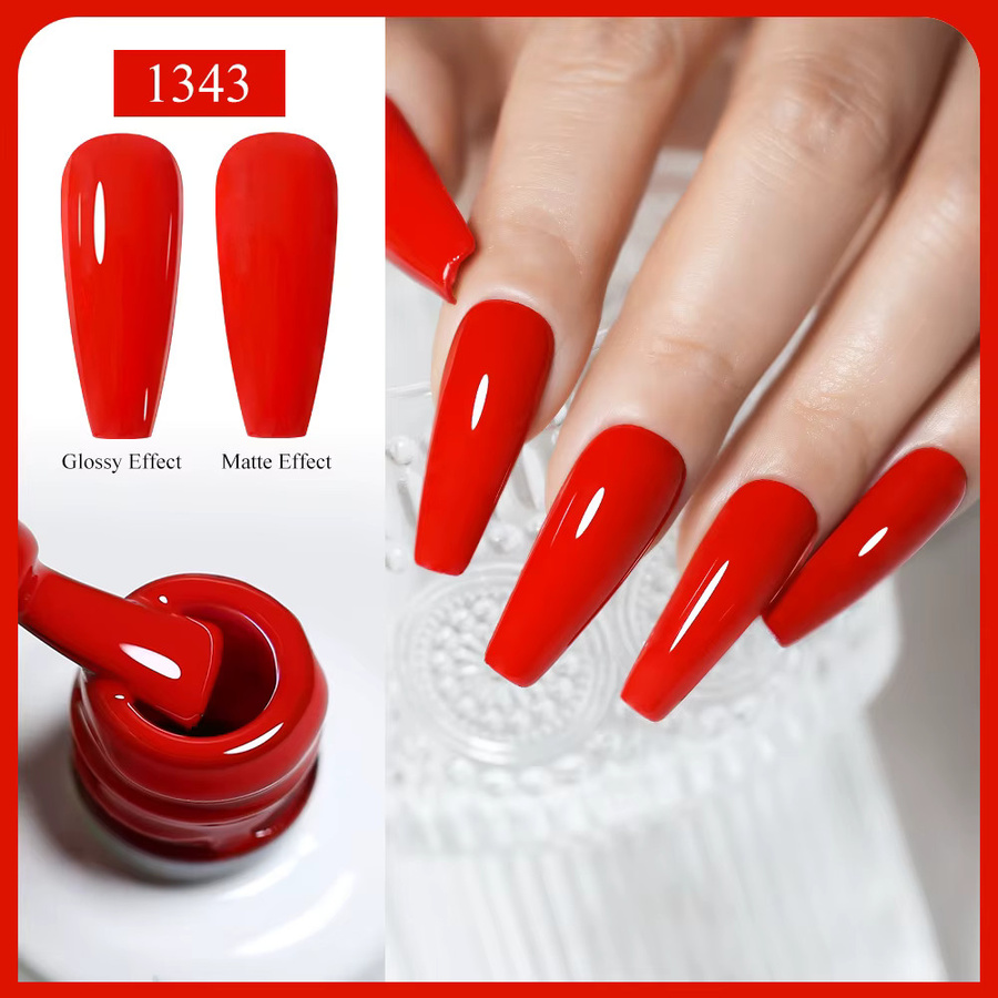 Arte Clavo Gel-Nagellack, rot, glänzend, 15 ml - Bild 2