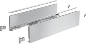 Hettich AvanTech YOU Zargen Set, Farbe: silber, Höhe: 13,9 cm, Nutzlänge: 55,0 cm, links und rechts - Bild 1