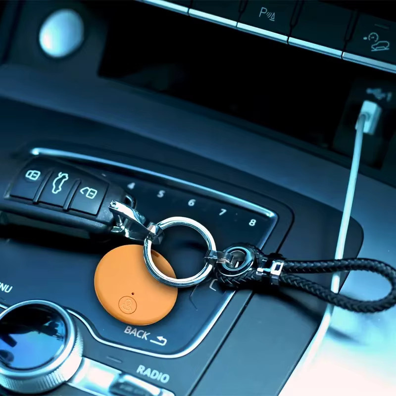 Mrgabwte Mini Smart Bluetooth GPS-Tracker in Orange als Anti-Verlust-Gerät für Kinder, Haustiere und Schlüsselanhänger - Bild 3