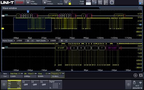 Uni-T MSO3000X-AUTO Mess-Software - Bild 1