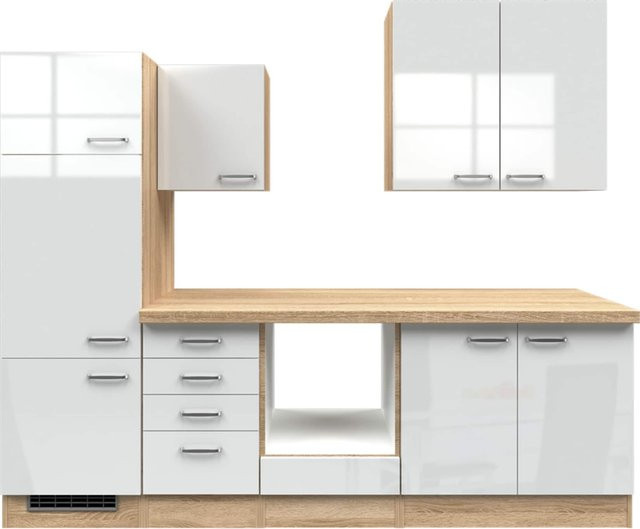 Küchenzeile Flex-Well Valero ohne Elektrogeräte Breite: 270 cm - Bild 1