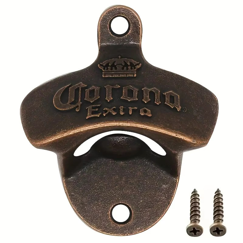 Retro Corona Design Wand-Flaschenöffner aus Metall für die Bar-Dekoration - Bild 4