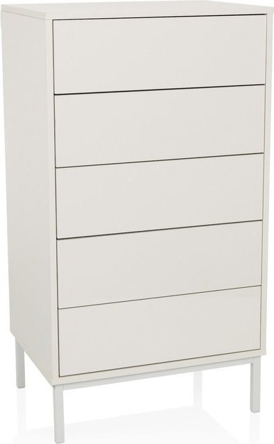 hjh LIVING Kommode BJORDAL in Weiß mit MDF-Platte und Melaminbeschichtung - Bild 1