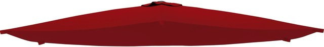 Bespannung für Sonnenschirm Travessa, Rot, B/T: 260 x 260 cm, UV 50, 100 % Polyester - Bild 1