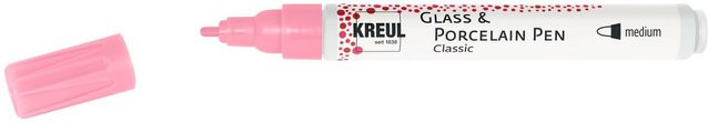 KREUL Glass & Porcelain Pen Classic in Rosa für Glas und Porzellan - Bild 1