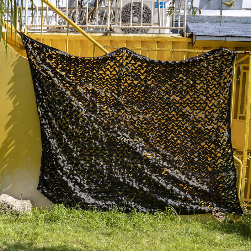 Tarnnetz in Schwarz als großer Sonnenschutz und Segelschutz für Garten, Zelt oder Markise - Bild 3