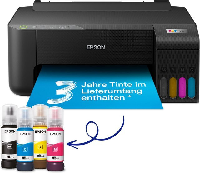 Epson EcoTank ET-1810 Tintenstrahldrucker in Schwarz mit Wi-Fi und USB - Bild 1