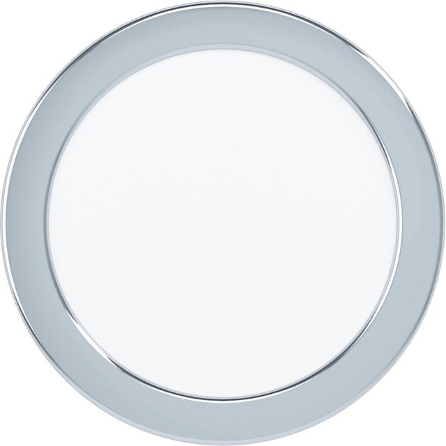 Eglo LED-Einbauspot Fueva 5 in Chrom mit warmweißem Licht, Durchmesser: 16,6 cm - Bild 1