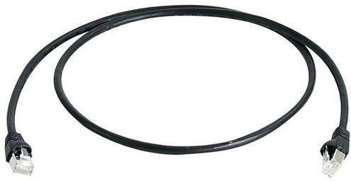 Telegärtner RJ45 Patchkabel CAT 6a S/FTP Ethernet LAN Schwarz 5,00 m - Bild 1