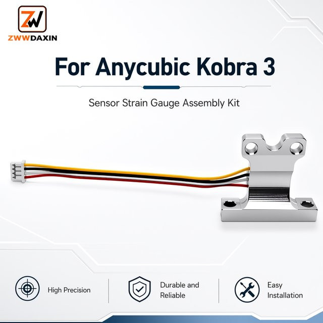 Anycubic Kobra 3 Kobra 3 V2 Sensor Dehnungsmesser-Bausatz für Auto-Nivellierung in Silber - Bild 1