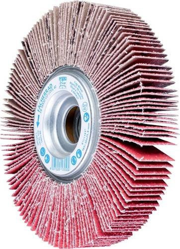 PFERD Lamellenschleifrad CO-COOL40 für Edelstahl, Durchmesser: 165 mm, Breite: 30 mm, Bohrung: 25,4 mm, Farbe: Rot - Bild 1