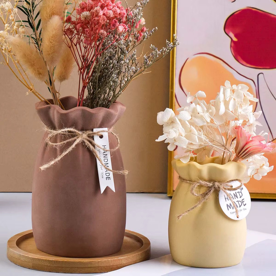 UDOCOOL Silikonform in Segensbeutel-Form für DIY Blumenarrangements aus Gips oder Harz und zur Aufbewahrung als Heimdekoration - Bild 2