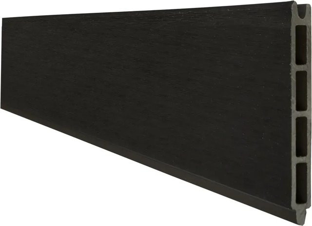 GroJa Solid Einzelprofil Steckzaun Schwarz B: 15 cm, H: 180 cm - Bild 1